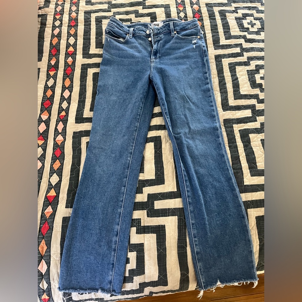 PAIGE Women's Straight Leg Cindy Jeans